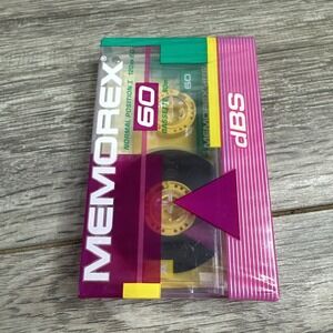 Memorex DBS-60 – Normal Bias 60-Min Audio Cassette Tape – Sealed New – Type I